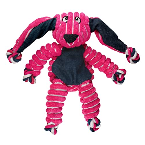 KONG Floppy Knots - Knotted Rope Dog Toy Entices Play - Tug Toy Satisfies Natural Instincts - Dog Supplies with Floppy Design & Minimal Stuffing - Bunny, For Medium/Large Dogs - color: Bunny, size: Medium/Large