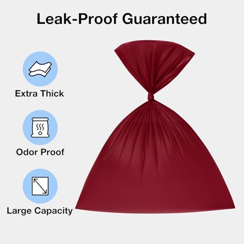 VETRESKA Dog Poop Bags, Leak Proof, Extra Thick and Large Pet Waste Bags for Dog Walking and Cat Litter, Rose & Amberwood Scented, 300 Bags - size: 1 Count (Pack of 300), style: Mist and Merlot