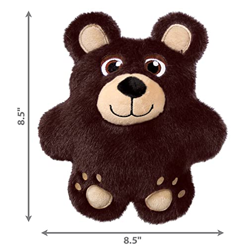 KONG Snuzzles Dog Toy, Plush Squeaker, Crinkle Sounds, Soft Durable Indoor Play (Bear, Medium) - color: Bear, size: Medium