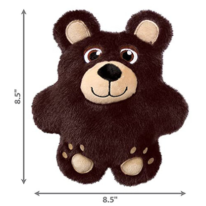 KONG Snuzzles Dog Toy, Plush Squeaker, Crinkle Sounds, Soft Durable Indoor Play (Bear, Medium) - color: Bear, size: Medium