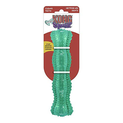 KONG Squeezz Dental Stick - Dog Toy for Cleaning Teeth - Flexible Chew Toy for Gentle & Mild Chewers - for Medium/Large Dogs - style: Stick