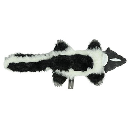 Hyper Pet 48847 Real Skinz Dog Toy, Skunk,Black/White - size: Medium, style: Skunk
