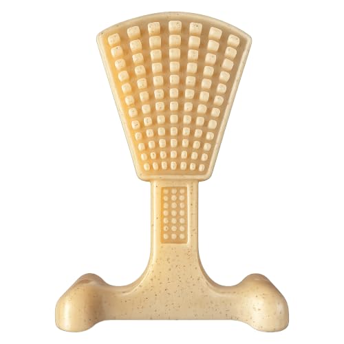 SodaPup Waffle Tower – Durable Dog Chew & Enrichment Toy Made in USA from Non Toxic Pet Safe Food Safe Nylon for Mental Stimulation, Clean Teeth, Fresh Breath, & Problem Chewing - color: Natural Waffle Tower