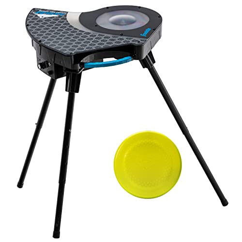 Franklin Pet Supply Co. Automatic Disc Launcher for Dogs - Ready Set Fetch Automatic Disc Tosser Dog Toy for Fetch - Portable Thrower Toy - Battery Powered - style: Disc Launcher