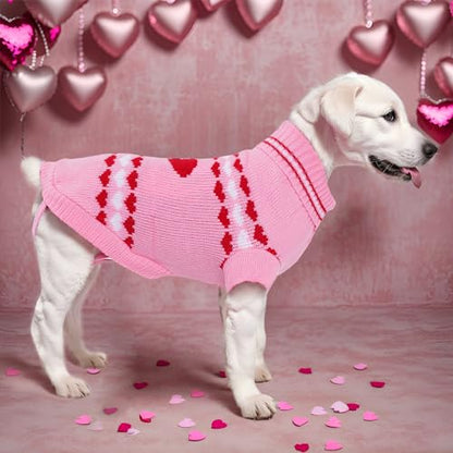 Topbuti Dog Sweater Turtleneck Pet Sweaters Winter Coat Apparel Warm Knitted Holiday Clothes for Cat and Puppy (Small) - size: Small