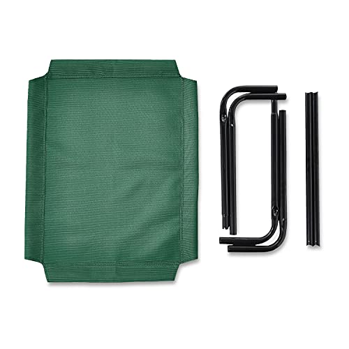Amazon Basics Cooling Breathable Elevated Dog Bed with Metal Frame for Small Dogs, 36" x 22" x 7.5", Green - color: Green, size: Small