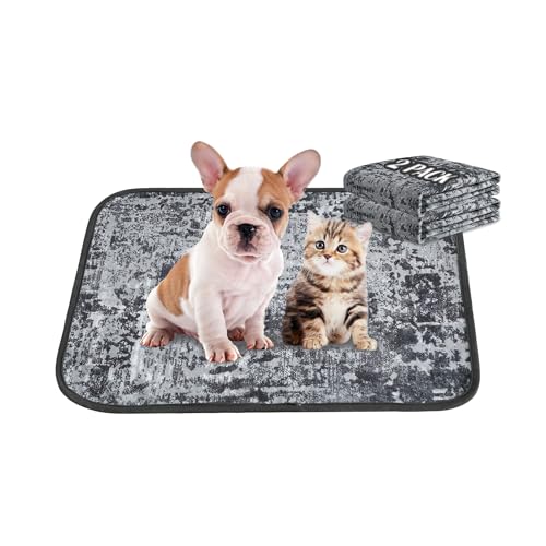 Qeils Washable Pee Pads for Dogs, 2 Pack Reusable Puppy Pads 18"x24" Super Absorbent Leakproof Dog Training Pads, Non-Slip Potty Pads for Crate, Floor, Couch, Whelping Pads Litter Mat Puppy Supplies - size: 18"*24"(Pack of 2)