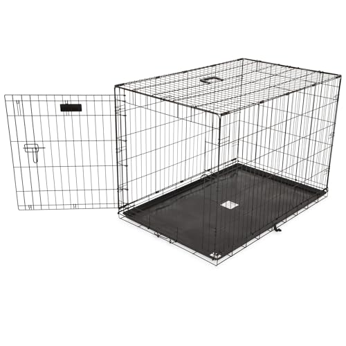 Precision Pet Products One Door Provalue Wire Dog Crate, 42 Inch, For Pets 70-90 lbs, With 5-Point Locking System - size: 48.0"L x 10.4"W x 32.0"H