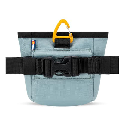 OllyDog, Goodie Treat Bag, Dog Treat Training Pouch | Magnetic Closure | 3 Ways to Wear | Hands-Free Waist Belt | Water-Resistant Recycled Vegan Fabric (St. Lucia) - color: St. Lucia