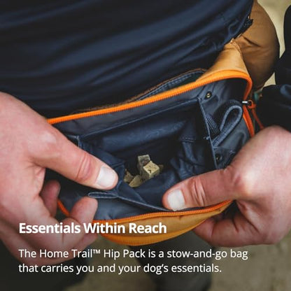 Ruffwear, Home Trail Hip Pack, Dog Walking Fanny Pack Crossbody with Adjustable Belt, Treat Pouch, Poop Bag Holder, Phone Pocket, Hands-Free for Training, Hiking, Running, Travel, River Rock Green - color: River Rock Green