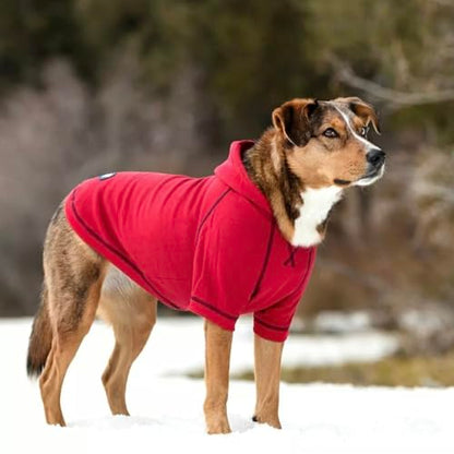 Blueberry Pet Essentials Hoodie – 12″ Soft French Terry Sweatshirt with Hood, Red, Award‑Winning Small‑Dog Jersey - color: Dog Hoodie - Red, size: 12 inch (Pack of 1)