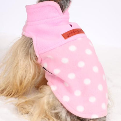 Dog Sweaters for Small Dogs Boy Girl, Plaid Puppy Sweater Fleece Dog Clothes Vest, Stretchy XSmall Doggie Sweater Pet Clothes, Chihuahua Teacup Doggy Clothes, Pink, S - color: Pink, size: Small (Chest 15in )