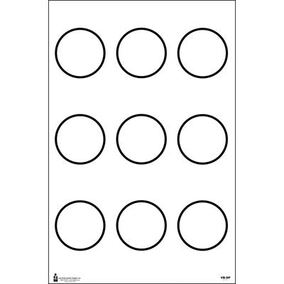 Military Dot Circle Target - style: VB-OP