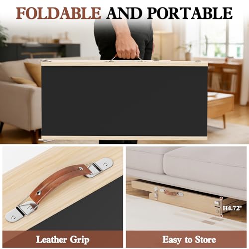 Dog Ramp for High Bed, 64" Long Foldable Pet Ramp for Any Dogs | 5 Heights 19.7"-31.5", Holds 200 lbs, Foldable, No Assembly, For Older/Injured Pets, Solid Wood, Anti-slip Yoga Mat - size: 63"L x 16.7"W x 2.4"H