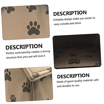 Portable Folding Pet Tent House Warm Mat Dog Shelter for Indoor and Outdoor Use for Dogs Cats and Pets Lightweight and Easy to Carry