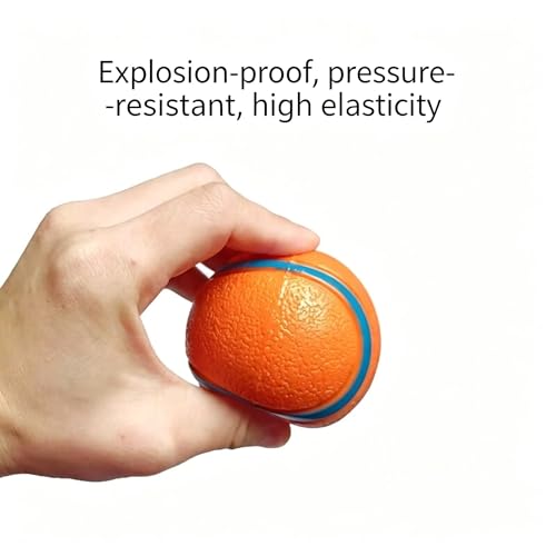 2Pack Durable Rubber Dog Balls, Super Bouncy Fetch Toys for Medium Dogs 20-60 lbs, Floating Water Pet Balls,2.36"