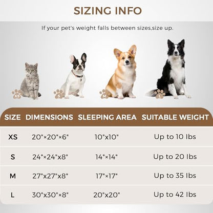 Calming Round Dog Bed & Cat Bed with Anti-Slip Bottom, Medium Size Washable Anti-Anxiety Donut Dog Beds for Small Dogs & Cats, Fluffy Plush Soft Dog Bed(24 Inch, Purple) - color: Purple, size: 24"l x 24"w x 8"th