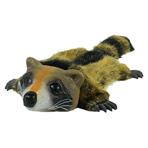Hyper Pet Real Skinz Raccoon Plush Dog Toy - size: Large, style: Raccoon