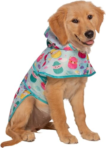 Squishmallows Original Extra-Large It’s Raining Squish Pet Raincoat - Ultrasoft Official Jazwares Pets Apparel - size: Extra-Large