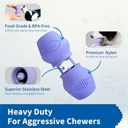 PetClan Chewise Bully Stick Holder, Ultimate Secure Heavy Duty, BPA-Free Safety Device for Dogs, Fits Various Bully Sticks and Dog Sizes - color: Purple, size: Standard