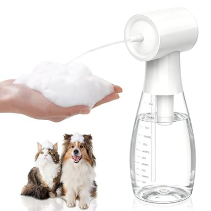 650ml Electric Dog Foam Sprayer for Small and Medium Pets | 650ml large capacity,electric foaming,rich dense foam,shampoo dispenser,for small and medium dogs and cats,easy pet bathing
