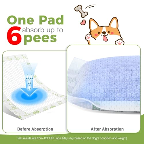 Dog Diaper Liners, 100 Count, Super Absorbent Booster Pads for Male and Female Dogs, Ultra-Thin and Breathable, Regular - size: Regular-100 Pads