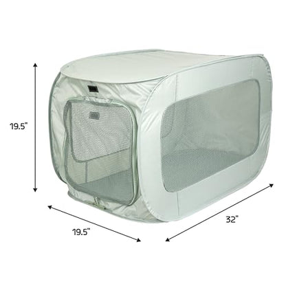 SportPet Designs Soft Sided Pop-Open Kennels, Light Green - color: Light Green