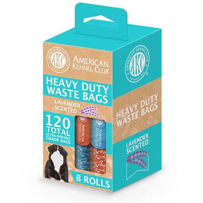 American Kennel Club Assorted Dog Poop Bags - color: 120 Count, style: Lavender Scented