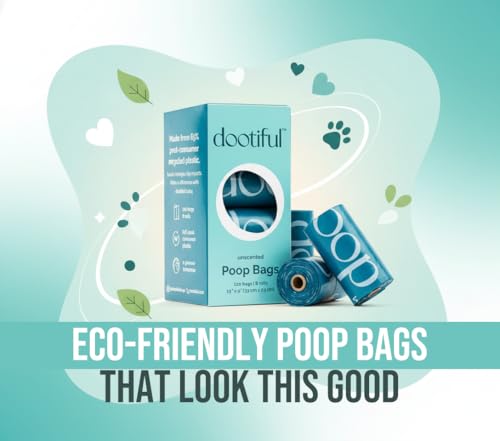 Dog Poop Bags - 240 Unscented Waste Bag, 65% Recycled Materials, Tear Resistant Pet Bags for Poop - 16 Rolls 100% Leak Proof - Extra Thick, Eco-Friendly Doggie Poo Bags for Hassle-Free Cleanup Outdoor - size: 120 Count (Pack of 2)