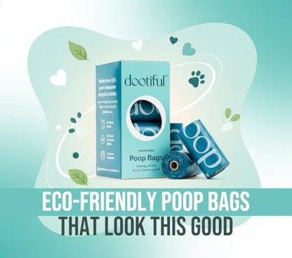 Dog Poop Bags - 240 Unscented Waste Bag, 65% Recycled Materials, Tear Resistant Pet Bags for Poop - 16 Rolls 100% Leak Proof - Extra Thick, Eco-Friendly Doggie Poo Bags for Hassle-Free Cleanup Outdoor - size: 120 Count (Pack of 2)