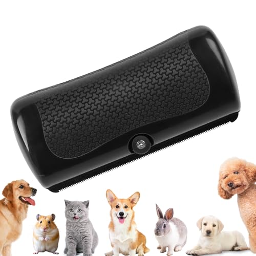 Dog Brush for Shedding, Deshedding Undercoat Brush for Cats & Rabbits | Ergonomic Grooming Tool, Painlessly Removes Loose & Matted Fur for Short Medium Long Haired Pets