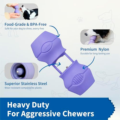 PetClan Chewise Bully Stick Holder, Improved Bully Sticks Holder, Ultimate Secure Heavy Duty, BPA-Free Safety Device to Prevent Choking, Fits Various Bully Sticks and Dog Sizes - color: Purple, size: Extra Large