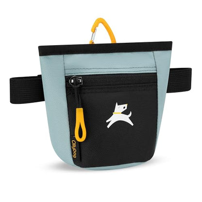 OllyDog, Goodie Treat Bag, Dog Treat Training Pouch | Magnetic Closure | 3 Ways to Wear | Hands-Free Waist Belt | Water-Resistant Recycled Vegan Fabric (St. Lucia) - color: St. Lucia