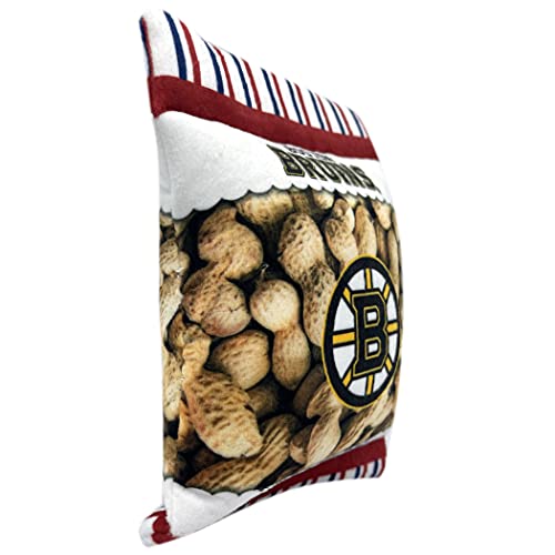 Pets First NHL Boston Bruins Crinkle Fine Plush Dog & Cat Squeak Toy - Cutest Stadium Peanuts Snack Plush Toy for Dogs & Cats with Inner Squeaker and Beautiful Hockey Team Name/Logo - color: Boston Bruins, style: NHL Peanut Snack Toy