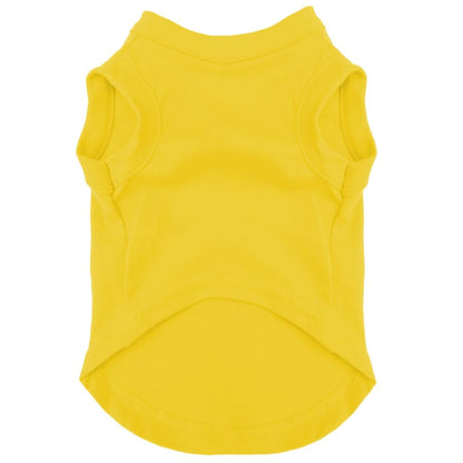Firefighter K9 Fire Dept Dog Tee Shirt | Sleeveless Breeds | Firehouse | Rescue Squad | Halloween Costume | First Responder | Dalmation |Yellow, Medium 1381 - color: Yellow, size: Medium (6-12lbs)