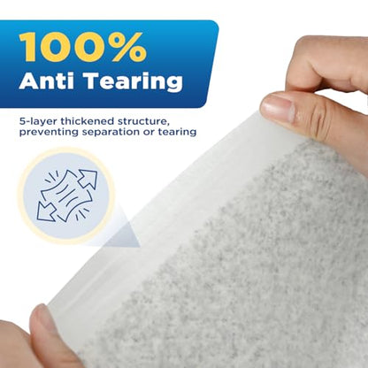 ABCPET Puppy Pads Puppy Pee Pads 100 Count Dog Pads with 5-Layer Leak-Proof Design, Small Disposable Dog Training Pad 22"x22" with Super Absorbent & Cat Litter for Dogs, Cats - size: "22"x22"-100 Count