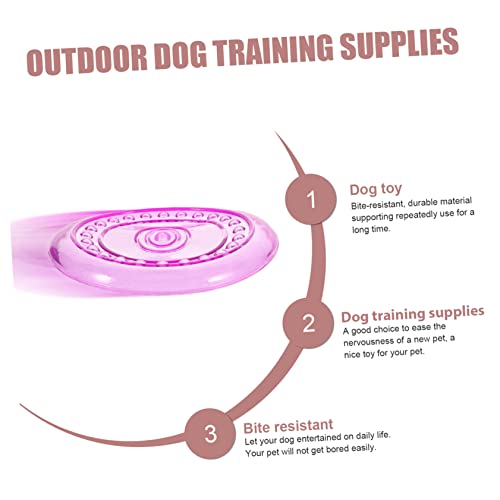 Didiseaon 2pcs Outdoor Dog Flying Disc Toy Soft Chewing Toy for Puppies and Dogs for Active Playtime and Training Lightweight and Safe for Outdoor Fun