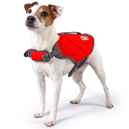 Outward Hound Dawson Swim Red Dog Life Jacket, Small - color: Red, size: Small (Chest Girth: 16"-20")