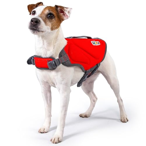 Outward Hound Dawson Swim Red Dog Life Jacket, Small - color: Red, size: Small (Chest Girth: 16"-20")