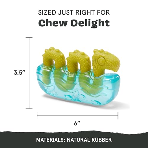 Barkbox Dogness Monster Super Chewer Dog Chew Toy - Tough Dental Stimulating Toy for Aggressive Chewers | Large - color: Dog Ness Monster - Large, size: Medium/Large