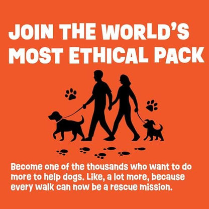 Huddy B. Good™ – New! Dog Poop Bags That Save Dogs | Supports 3 Dog Rescues | Cruelty-free Manufacture | Eco-Friendly | 85% Plant-Based Material | Extra Large & Leak-Proof | Unscented | 120 Count