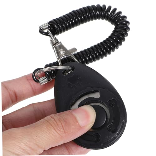 BESPORTBLE 2PCS Dog Training Clicker with Wrist Strap Portable PET Behavior Training Tool Loud Sound Clickers for Dogs for PET