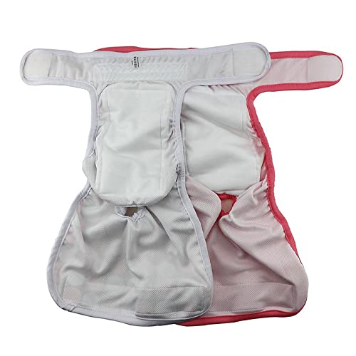 Washable Dog Diapers (7 Pack), Doggie Diapers, Premium Female Dog Diapers (M) - size: M