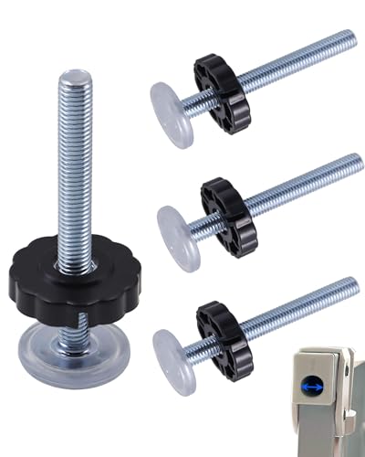 M10 Baby Gate Spindle Rods 4-Pack, Fits 10mm Holes Only, Not for M8, (10mm / 3/8") Extra Long 3.94" Replacement Parts for Pressure Mounted & Pet Safety Gates, Black - color: Black