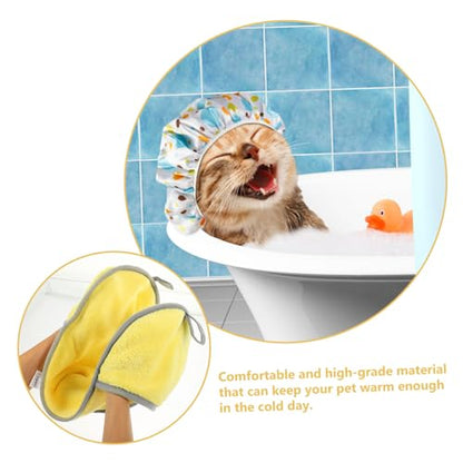 Absorbent Coral Fleece Pet Towel for Dogs and Rabbits Thickened Bath Towel for Quick Drying and Warmth Soft High-Density Microfiber Grooming Cloth and Easy to Store Dog Bathing