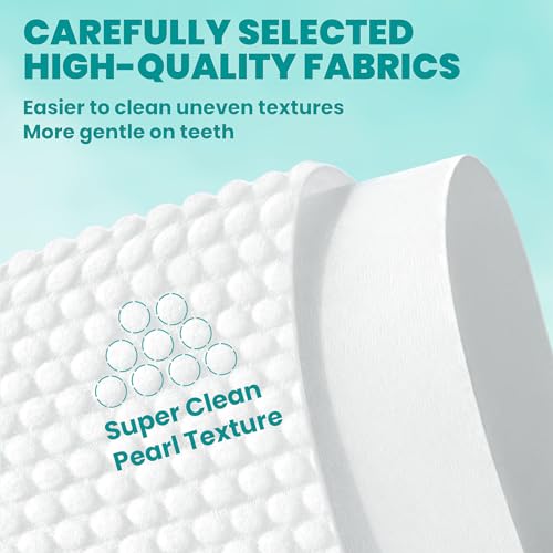 MEDUWEDU Dental Care Finger Wipes 60 Counts,Teeth Cleaning Finger Wipes for Dogs & Cats,Reduces Plaque & Freshens Breath, Mint Scent - size: 1.5" 60pcs