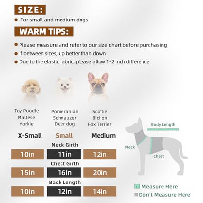 MIHACHI Dog Shirts Cotton Striped T-Shirt, Summer Pet Clothes for Small Dogs, 2-Pack Soft Puppy Apparel Cat Tee, Sleeveless Lightweight, Quick Dry, Breathable,Stretchy, Blue S - color: Green, size: Small