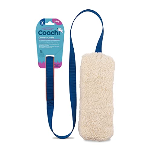 Coachi Chase & Crinkle - A Fun Enrichment Dog Toy for Chase & Play. Soft & Crinkly, Lightweight, Reward Training, Interrupting Biting & Chewing, Ideal for Agility and Suitable for Puppies - style: Chase & Crinkle
