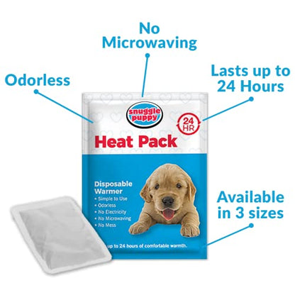 SmartPetLove Original Snuggle Puppy Essentials Starter Kit - Heartbeat Puppy for Dogs - Calming Aid with 3 Heat Packs, Puppy Teething Toy, Dog Chew Toy and Dog Blanket - color: Pink