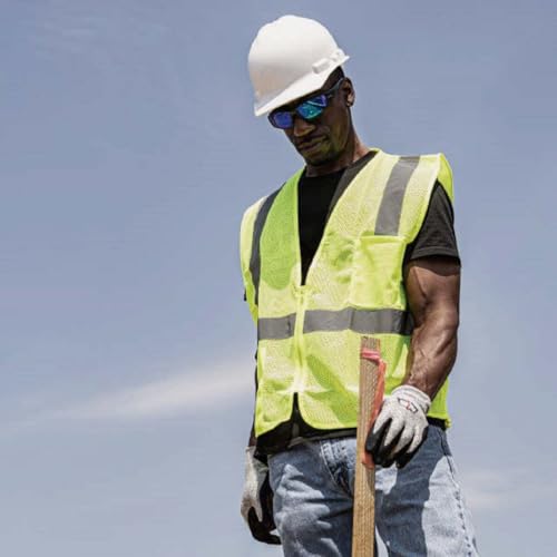Radians SV2ZGML Industrial Safety Vest - color: Safety Green, size: Large